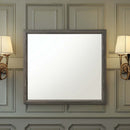 Valdemar 39"x35" Mirror, Weathered Gray Finish Acme