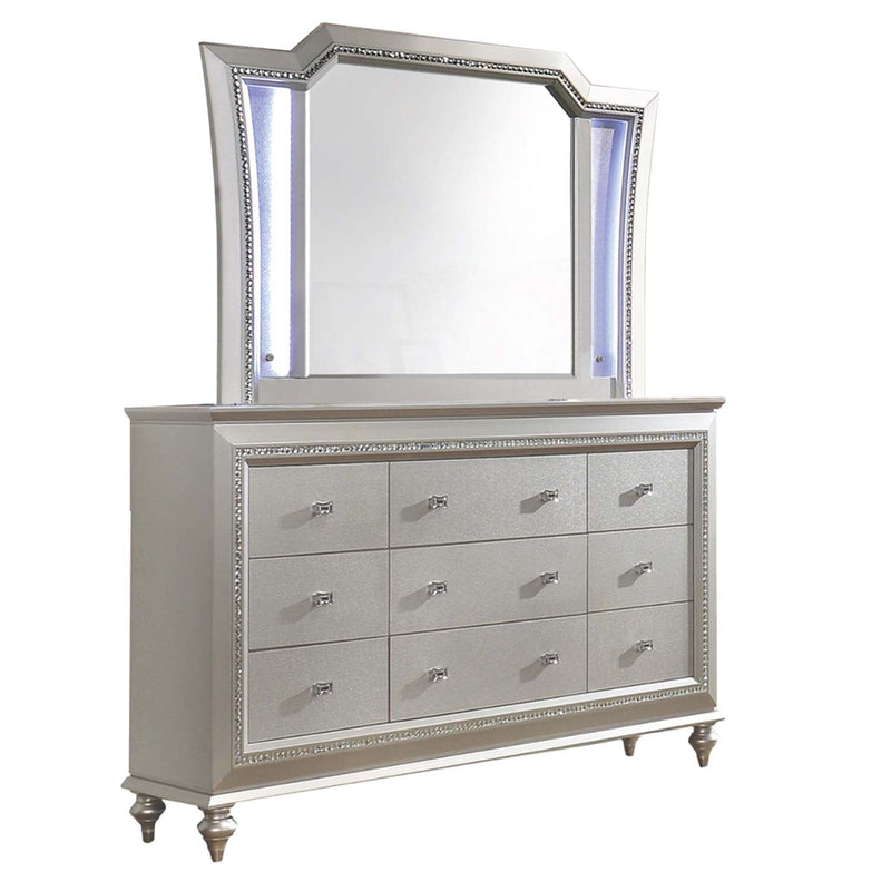 Kaitlyn 51"x38" Mirror w/Led, LED & Champagne Finish Acme