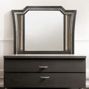 Kaitlyn 51"x38" Mirror w/Led, Metallic Gray Finish Acme