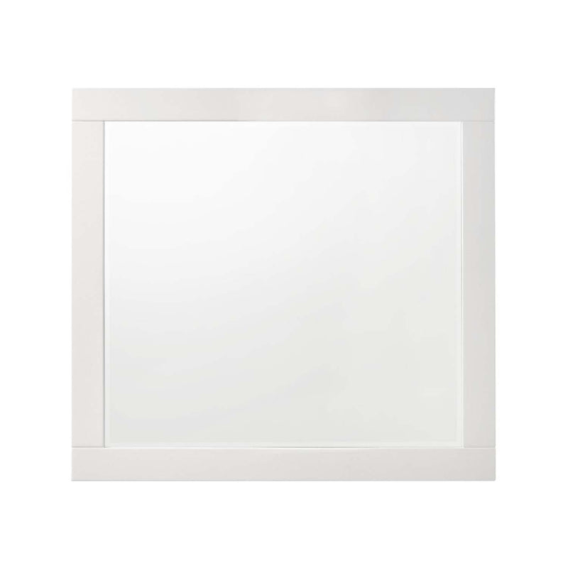 Chelsie 37"x41" Mirror, White Finish Acme
