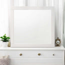 Chelsie 37"x41" Mirror, White Finish Acme