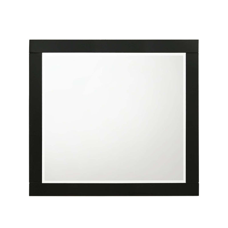 Chelsie 37"x41" Mirror, Black Finish Acme