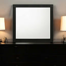 Chelsie 37"x41" Mirror, Black Finish Acme