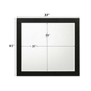 Chelsie 37"x41" Mirror, Black Finish Acme