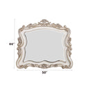 Gorsedd 50"x44" Mirror, Golden Ivory Finish Acme