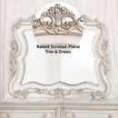 Gorsedd 50"x44" Mirror, Golden Ivory Finish Acme