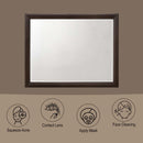 Tablita 47"x36" Mirror, Dark Merlot Finish Acme