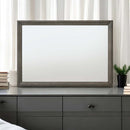 Escher 46"x32" Mirror, Gray Oak Finish Acme