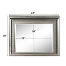 Sadie 47"x38" Mirror w/Led, Dark Champagne Finish Acme