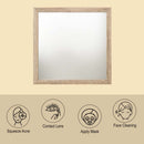 Miquell 40"x40" Mirror, Natural Finish Acme