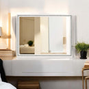 Haiden 46"x35" Mirror, White Finish Acme