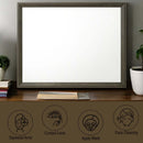 Ilana 45"x35" Mirror, Gray Finish Acme