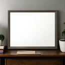 Ilana 45"x35" Mirror, Gray Finish Acme