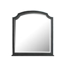 House Beatrice 39"x35" Mirror, Charcoal Finish Acme
