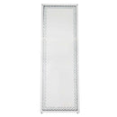 Nysa Floor 22"x63" Mirror, Mirrored & Faux Crystals Acme
