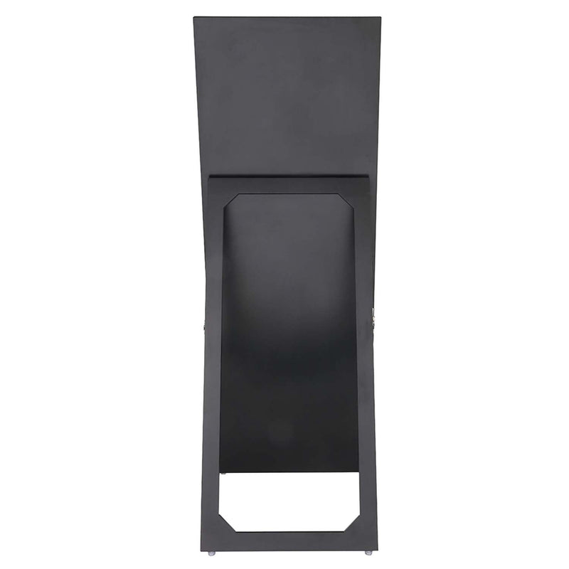 Nysa Floor 22"x63" Mirror, Mirrored & Faux Crystals Acme