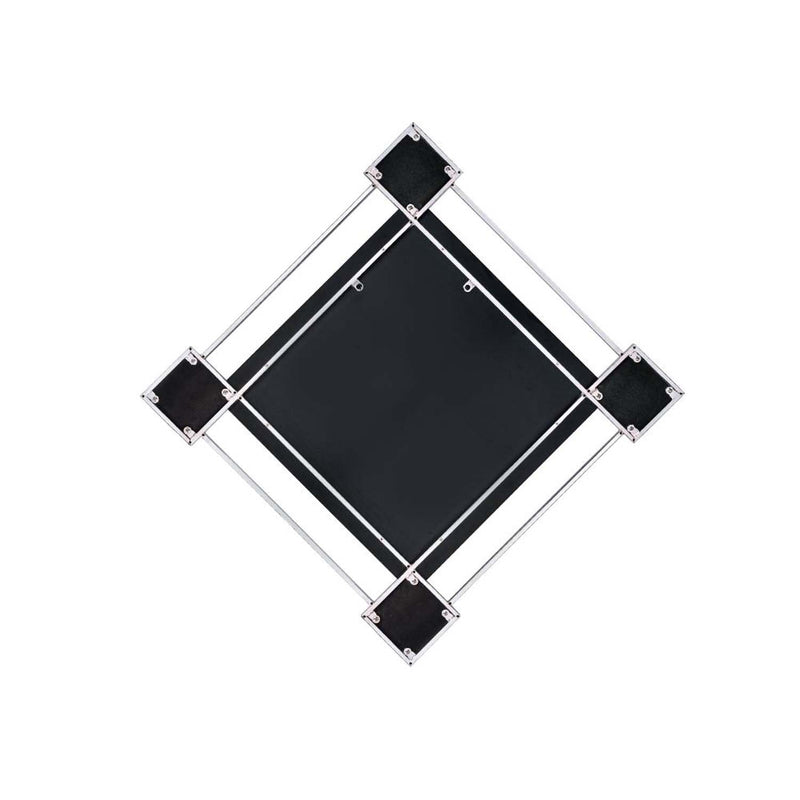 Asbury Accent 45"x45" Mirror, Mirrored & Chrome Finish Acme