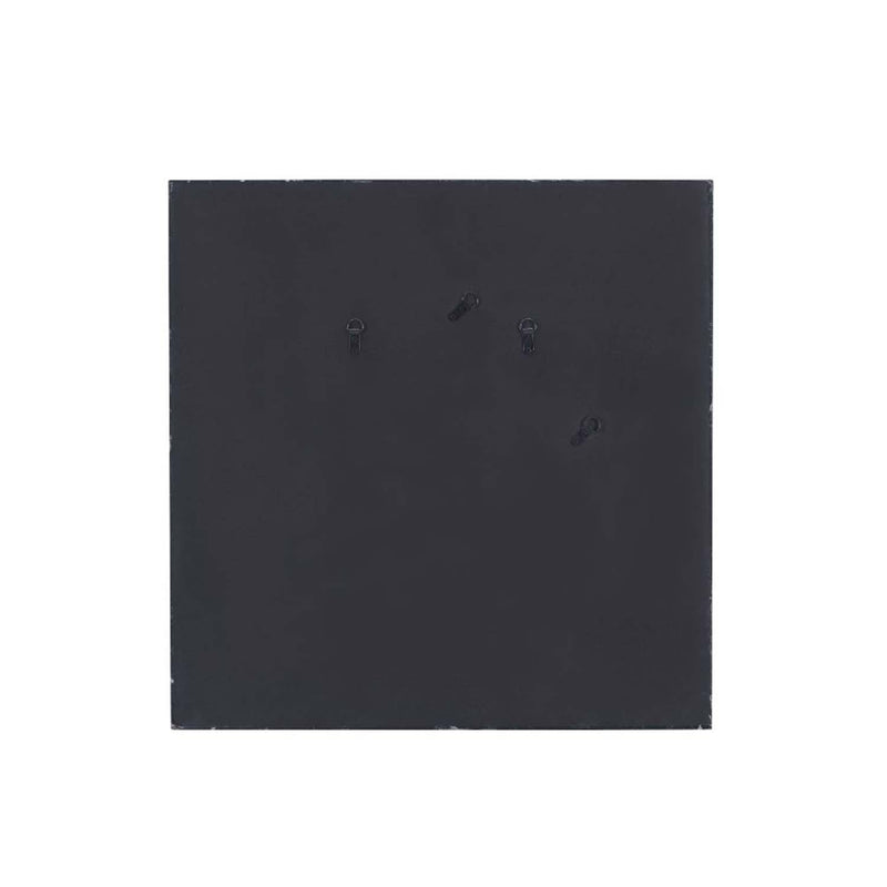 Angwin Accent 32"x32" Mirror, Mirrored & Faux Marble Top Acme