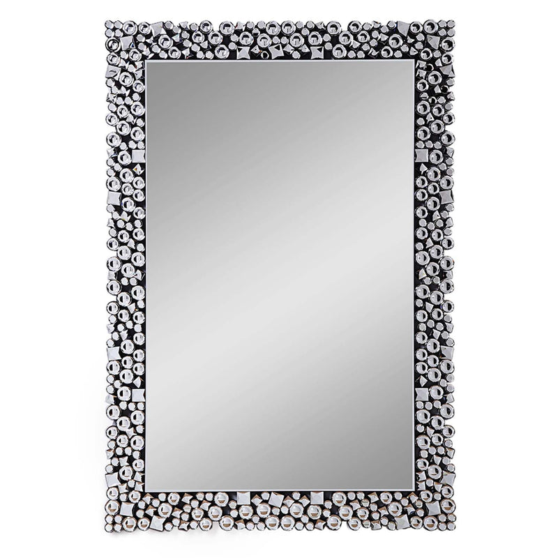 Kachina Accent 31"x47" Mirror, Mirrored & Faux Gems Acme