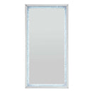 Noralie Floor 35"x68" Mirror, LED, Mirrored & Faux Diamonds Acme