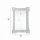 Noralie Accent 31"x47" Mirror, Mirrored & Faux Diamonds Acme