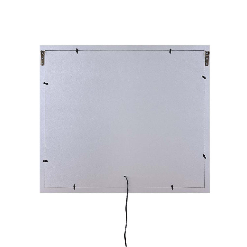 Noralie Accent 32"x28" Mirror, Mirrored & Faux Diamonds Acme