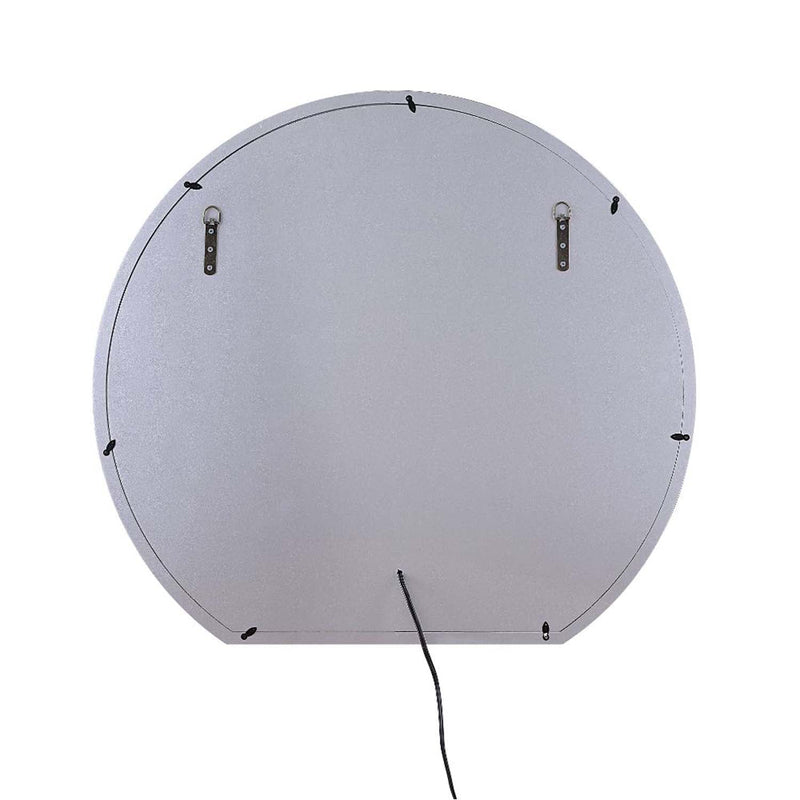 Noralie Accent 32"x29" Mirror, Mirrored & Faux Diamonds Acme