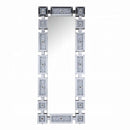 Noralie Floor 26"x63" Mirror, Mirrored & Faux Diamonds Acme