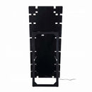 Noralie Floor 26"x63" Mirror, Mirrored & Faux Diamonds Acme