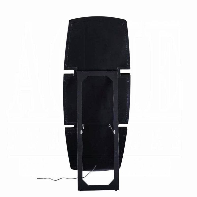 Noralie Floor 26"x63" Mirror, Mirrored & Faux Diamonds Acme