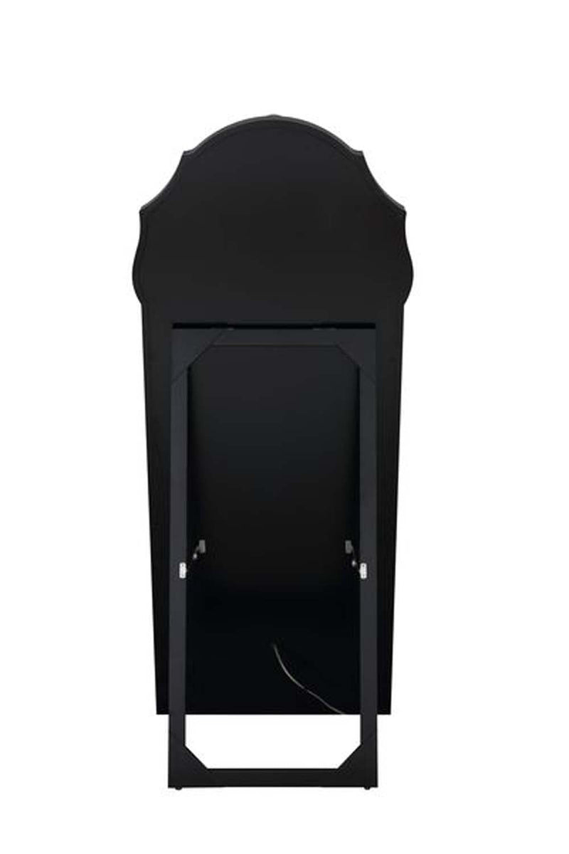 Noralie Floor 27"x63" Mirror, Mirrored & Faux Diamonds Acme