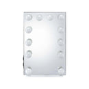 Asa Accent 16"x24" Mirror, White Finish Acme