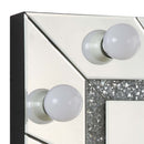 Noralie Accent 32"x28" Mirror, Mirrored & Faux Diamonds Acme