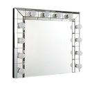Dominic Accent 32"x28" Mirror, Mirrored Acme