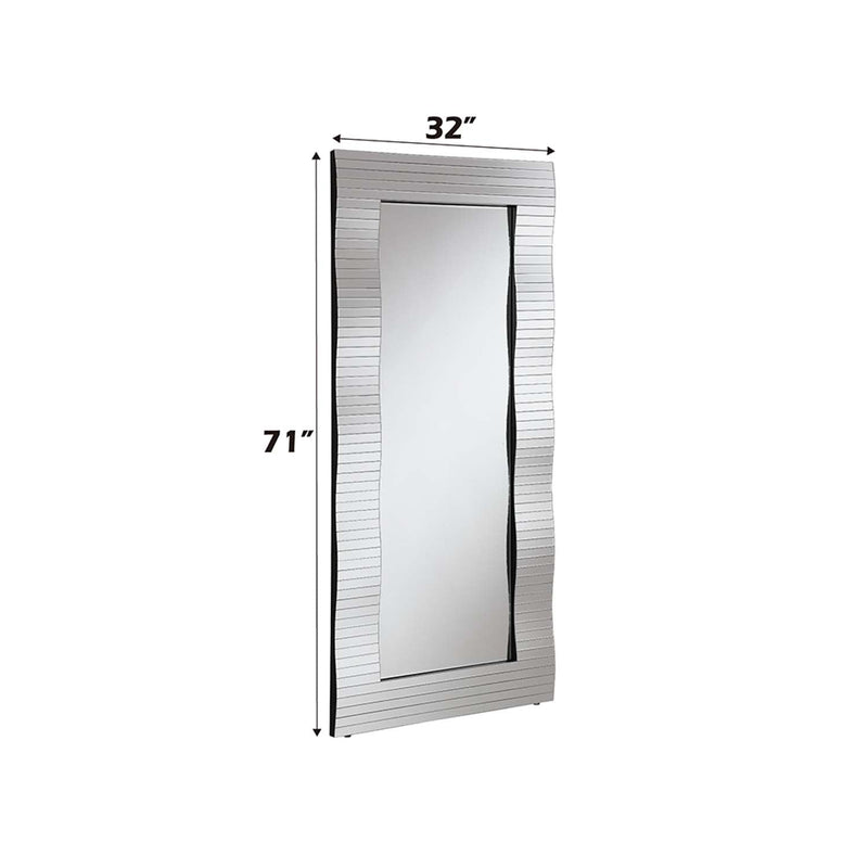Dominic Accent 32"x71" Mirror, Mirrored Acme