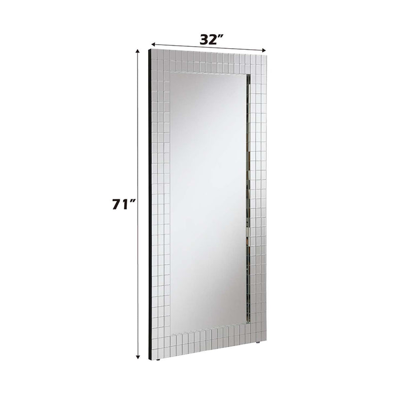 Dominic Accent 32"x71" Mirror, Mirrored Acme