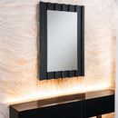 Drisana Accent 32"x47" Mirror, Black Mirrored Finish Acme
