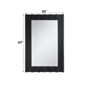Drisana Accent 32"x47" Mirror, Black Mirrored Finish Acme