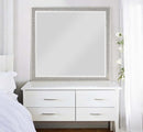 Sliverfluff 38"x36" Mirror, Mirrored & Champagne Finish Acme