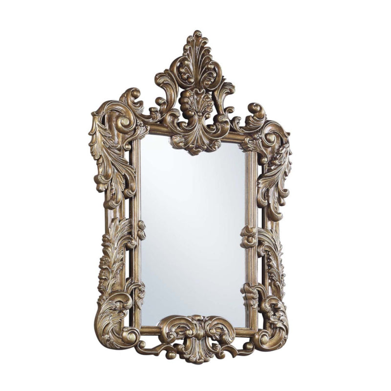 Constantine 43"x60" Mirror, Brown & Gold Finish Acme