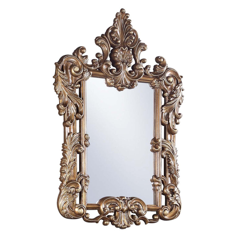 Constantine 43"x60" Mirror, Brown & Gold Finish Acme