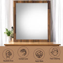 Hestia 28"x32" Mirror, Walnut Finish Acme