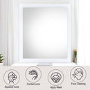 Perse 28"x32" Mirror, White Finish Acme
