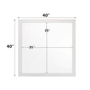 Casilda 40"x40" Mirror, White Finish Acme