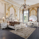 Vanaheim 69"x58" Mirror, Antique White Finish Acme