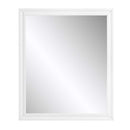 Gaines 34"x39" Mirror, White High Gloss Finish Acme