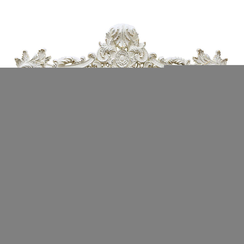 Adara 62"x54" Mirror, Antique White Finish Acme