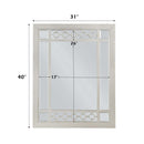 Varian 40"x31" Mirror, Silver & Mirrored Finish Acme