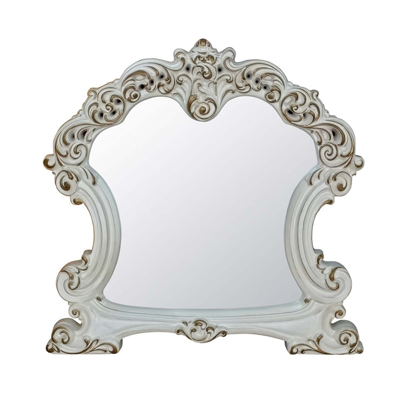Vendome 47"x45" Mirror, Antique Pearl Finish Acme