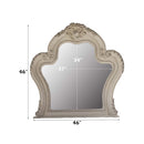 Dresden II 46"x46" Mirror, Bone White Finish Acme
